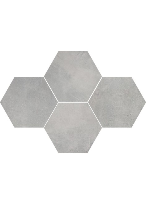 Dlažba Stark Pure Grey Mosaic Hexagon 40,8x28,3