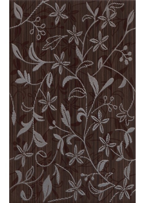 Dekor Tanaka Brown Flower 25x40