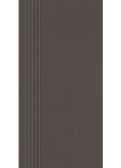 Dlažba Industrio Dark Brown Schodovka 59,8x29,6