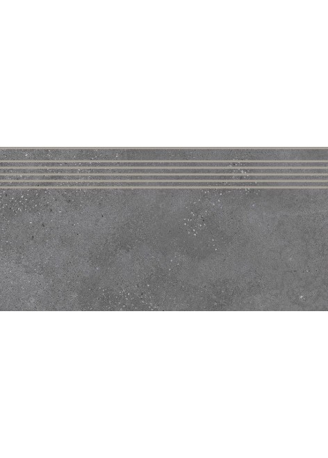 Dlažba RAKO Betonico DCPSE792 schodovka černá 60x30