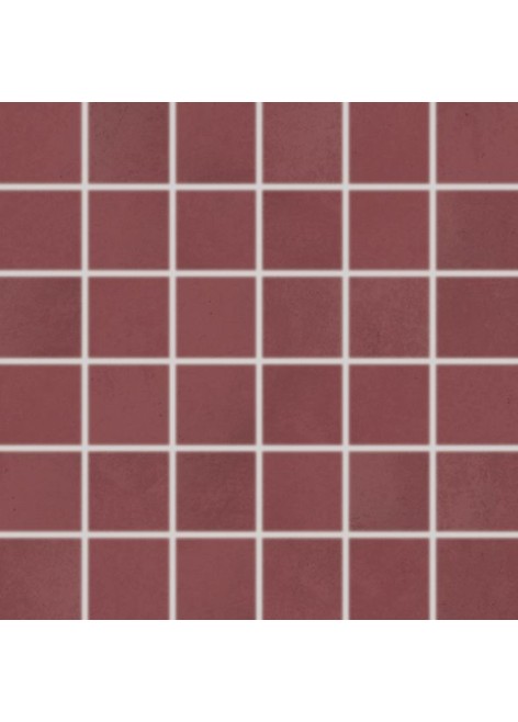 Mozaika RAKO Blend WDM06810 mozaika (5x5) tmavě červená 30x30