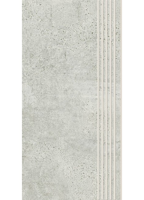 Dlažba Newstone Light Grey Schodovka 59,8x29,8