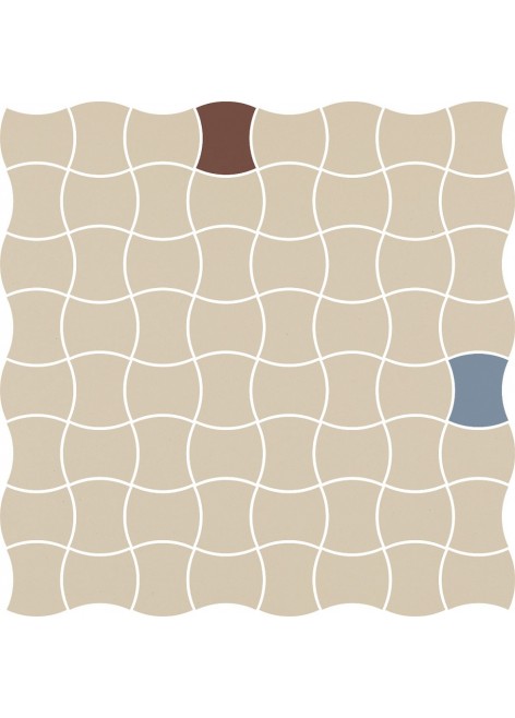 Dlažba Modernizm Bianco Mozaika Mix A 30,86x30,86