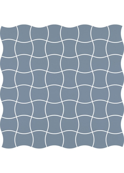 Dlažba Modernizm Blue Mozaika 30,86x30,86