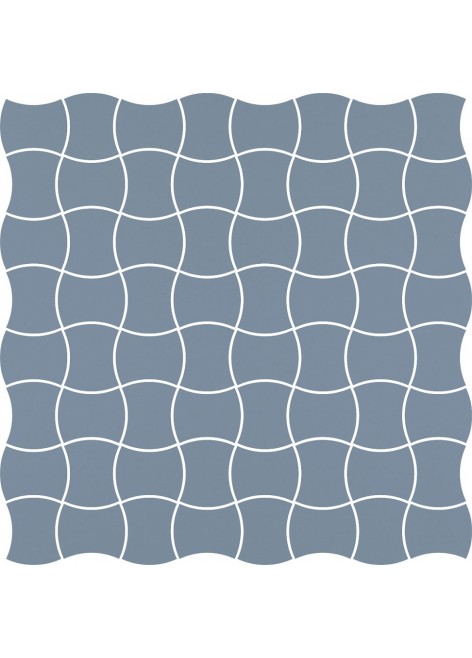 Dlažba Modernizm Blue Mozaika 30,86x30,86