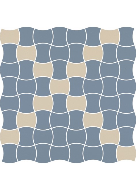 Dlažba Modernizm Blue Mozaika Mix 30,86x30,86