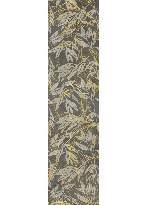 Dlažba Softcement Graphite Dekor Flower Mat. 119,7x29,7