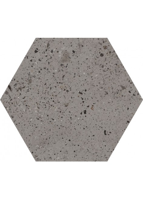 Dlažba Industrialdust Grys Mat Hexagon 19,8x17,1