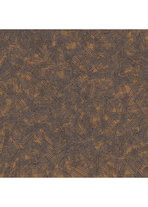 Dlažba RAKO Linka DAK63827 dlaždice slinutá hnědočerná 60x60
