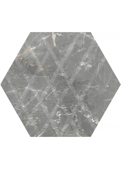 Dlažba Marvelstone Light Grey Heksagon Mat 19,8x17,1