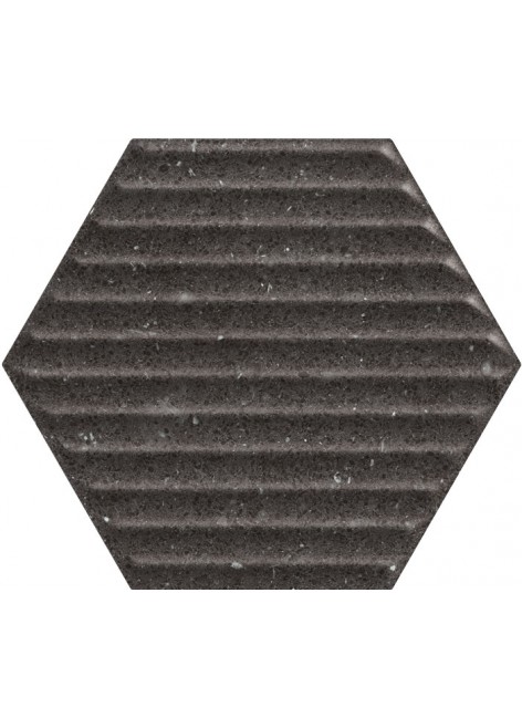 Obklad Space Dust Nero Heksagon B Struktura 19,8x17,1