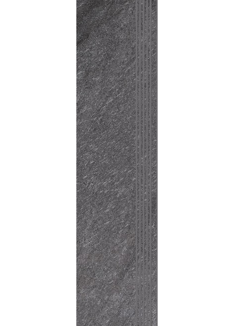 Dlažba Bolt Dark Grey Schod Mat Rekt. 119,8x29,8