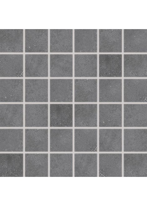 Mozaika RAKO Betonico WDM05792 mozaika (5x5) černá 30x30