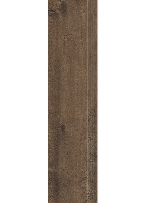 Dlažba Sentimental Wood Cherry Schodovka 120,2x29,7