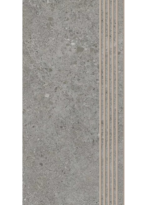 Dlažba Authority Grey Mat Schodovka 29,8x59,8