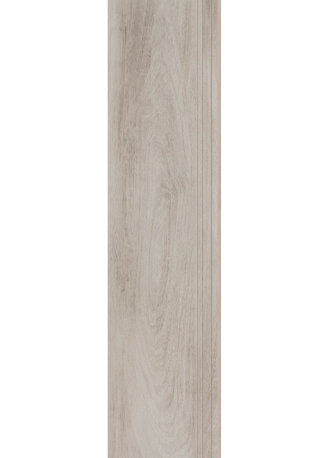 Dlažba imitace dřeva Arbaro Grey 120,2x29,7 Schodovka