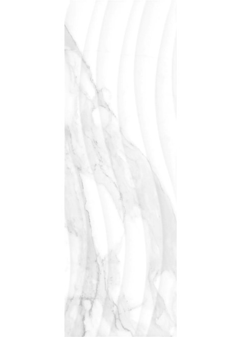 Obklad Calacatta White Onda Rekt. 25x75