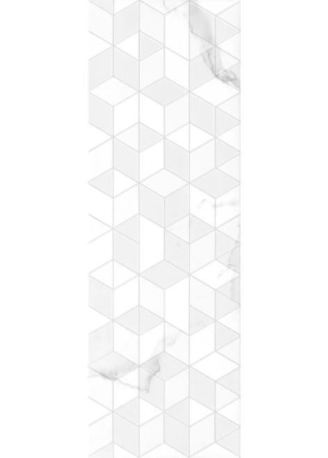 Dekor Calacatta White Geo 25x75