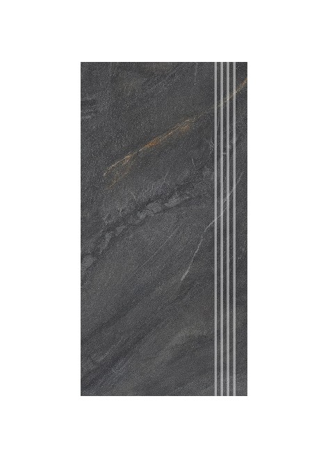 Dlažba Granby Dark Grey Schodovka  59,7x29,7