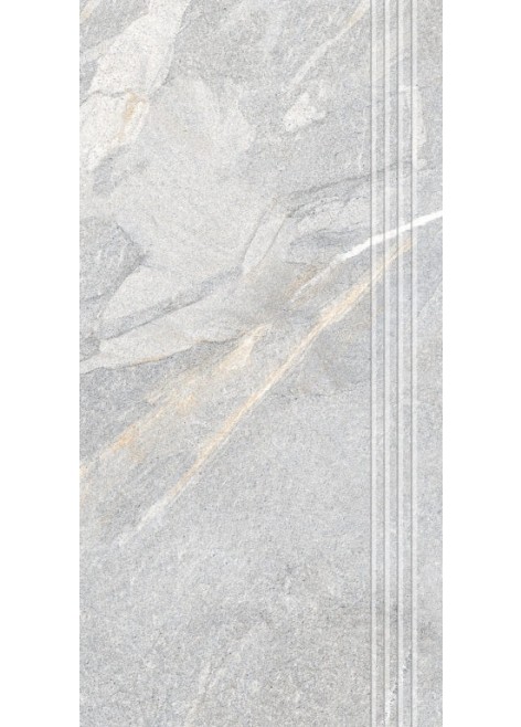 Dlažba Granby Light Grey Schodovka  59,7x29,7
