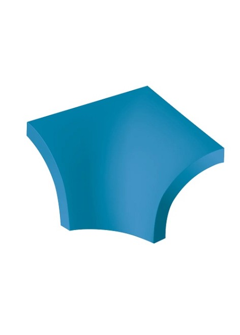 Modrá Dlažba Gammo Colours Niebieski Profil F Mat 3x4