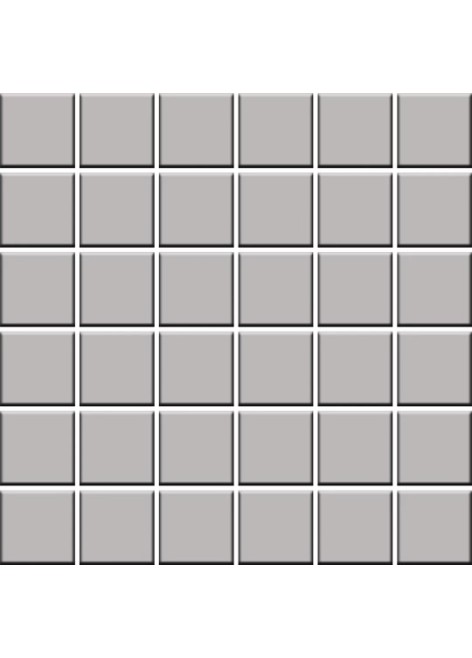 Šedá Mozaika Dlažba Gammo Colours Szary Mat 4,8x4,8/29,8x29,8 R10