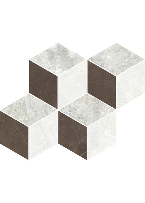 Dlažba Softstone Diamond Mix Mozaika 34,44x27,71