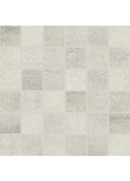 Dlažba RAKO Cemento DDM06662 mozaika (5x5) šedobéžová 30x30