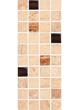 Dlažba Sahara Beige Listela Mozaika 11,7x29,5
