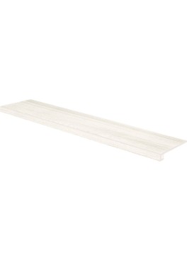 Dlažba RAKO Board DCFVF140 schodová tvarovka světle šedá 30x120