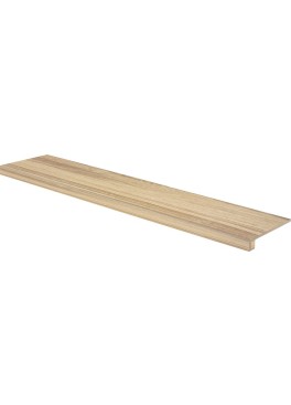 Dlažba RAKO Board DCFVF142 schodová tvarovka béžová 30x120