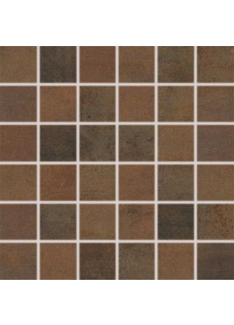 Mozaika RAKO Rush WDM06520 mozaika (5x5) tmavě hnědá 30x30