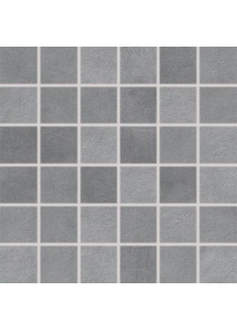 Dlažba RAKO Extra DDM06724 mozaika (5x5) tmavě šedá 30x30
