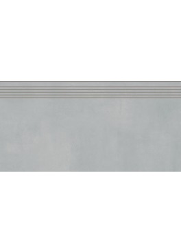 Dlažba RAKO Extra DCP84723 schodovka světle šedá 40x80