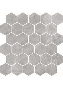 Mozaika Dlažba Silver Grey SY12 Hex. Lesk. 27x27