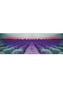 Dekor Milano Lavender Field Sklo 75x25