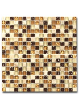 Mozaika skleněná El Casa Golden Eye 30,5x30,3 cm