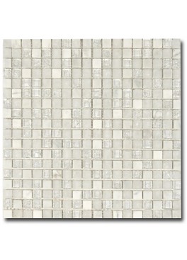 Mozaika skleněná El Casa White Ice 30,5x30,3 cm