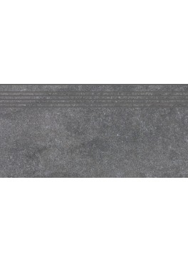 Dlažba RAKO Kaamos DCPSE588 schodovka černá 30x60