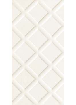Obklad bílý matný strukturovaný 60,8x30,8 Burano White Struktura 60,8x30,8
