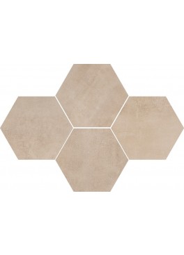 Dlažba Stark Beige Mosaic Hexagon 40,8x28,3