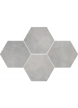 Dlažba Stark Grey Mosaic Hexagon 40,8x28,3