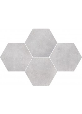 Dlažba Stark White Mosaic Hexagon 40,8x28,3