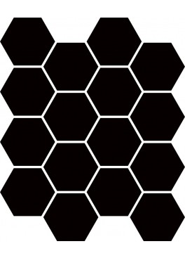 Univerzální Mozaika Nero Heksagon 22x25,5