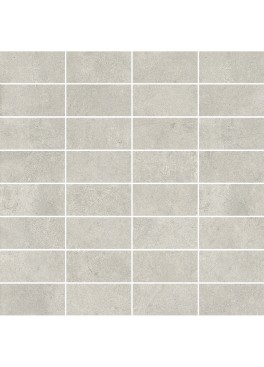 Dlažba Qubus White Mosaic Pásky 30x30
