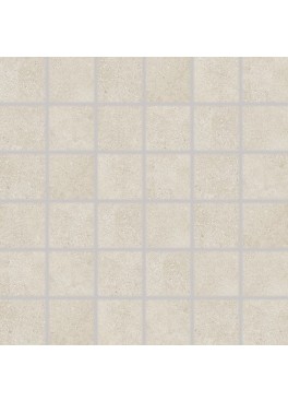 Dlažba RAKO Betonico DDM06793 mozaika (5x5) světle béžová 30x30