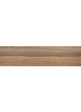 Dlažba RAKO Board DCPVF143 schodovka hnědá 120x30