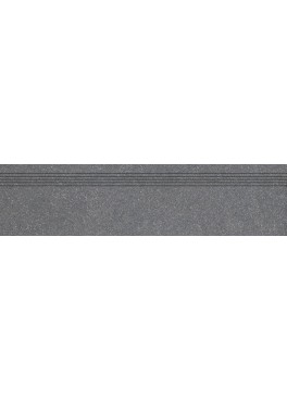 Dlažba RAKO Block DCPVF783 schodovka černá 120x30