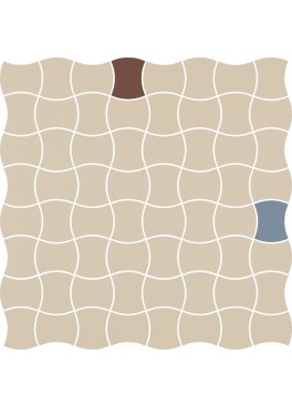 Dlažba Modernizm Bianco Mozaika Mix A 30,86x30,86