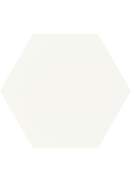 Dlažba Shiny Lines Bianco Heksagon Rekt. 19,8x17,10